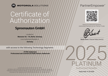 Motorola Platinum Partner Spreenauten GmbH (Berlin, Deutschland)